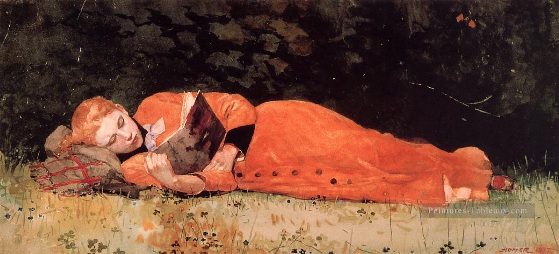 Le nouveau roman aka livre Réalme peintre Winslow Homer Peintures à l'huile